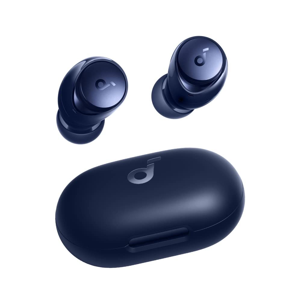 Anker Soundcore Space A40（完全ワイヤレスイヤホン）【最大50時間再生 / 小型軽量/ウルトラノイズキャンセリング 2.0 / ハイレゾ/LDAC/マルチポイント対応/ワイヤレス充電/外音取り込み/マイク内蔵/PSE技術基 [ネイビー]