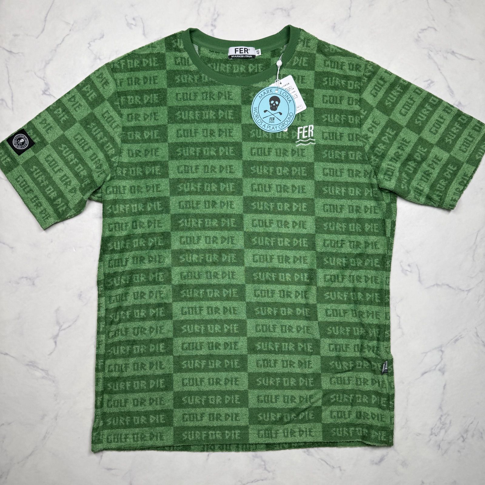 新品タグ付き】MARK&LONA FER セットアップ 半袖Tシャツ ハーフパンツ
