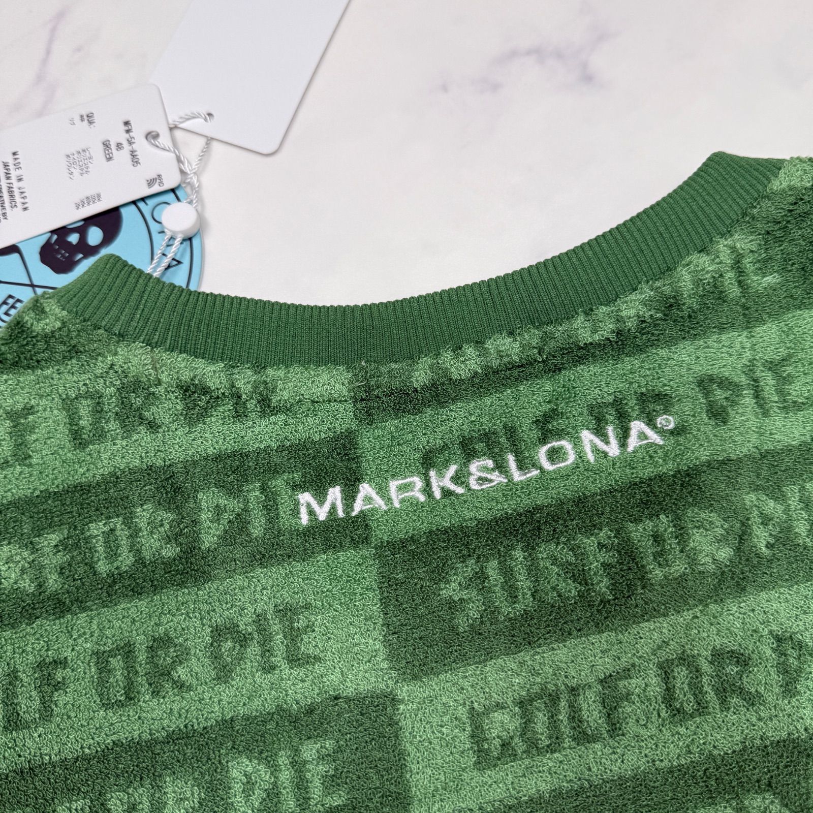 新品タグ付き】MARK&LONA FER セットアップ 半袖Tシャツ ハーフパンツ 