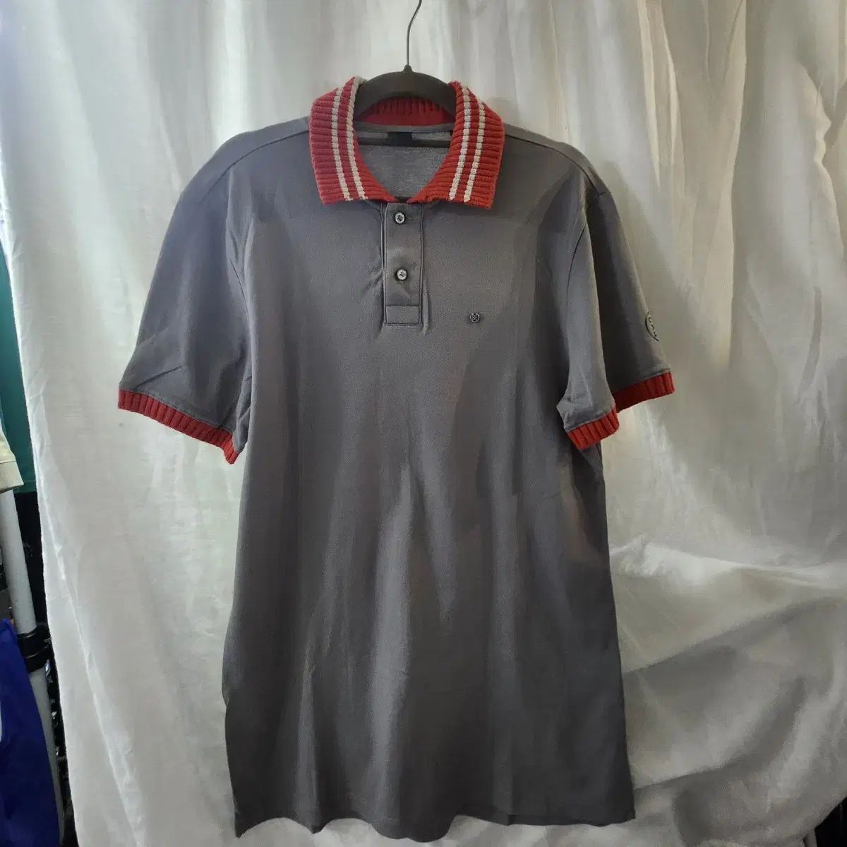 G FORE ゴルフ グレー カラー バイカラー カラーTシャツ M
