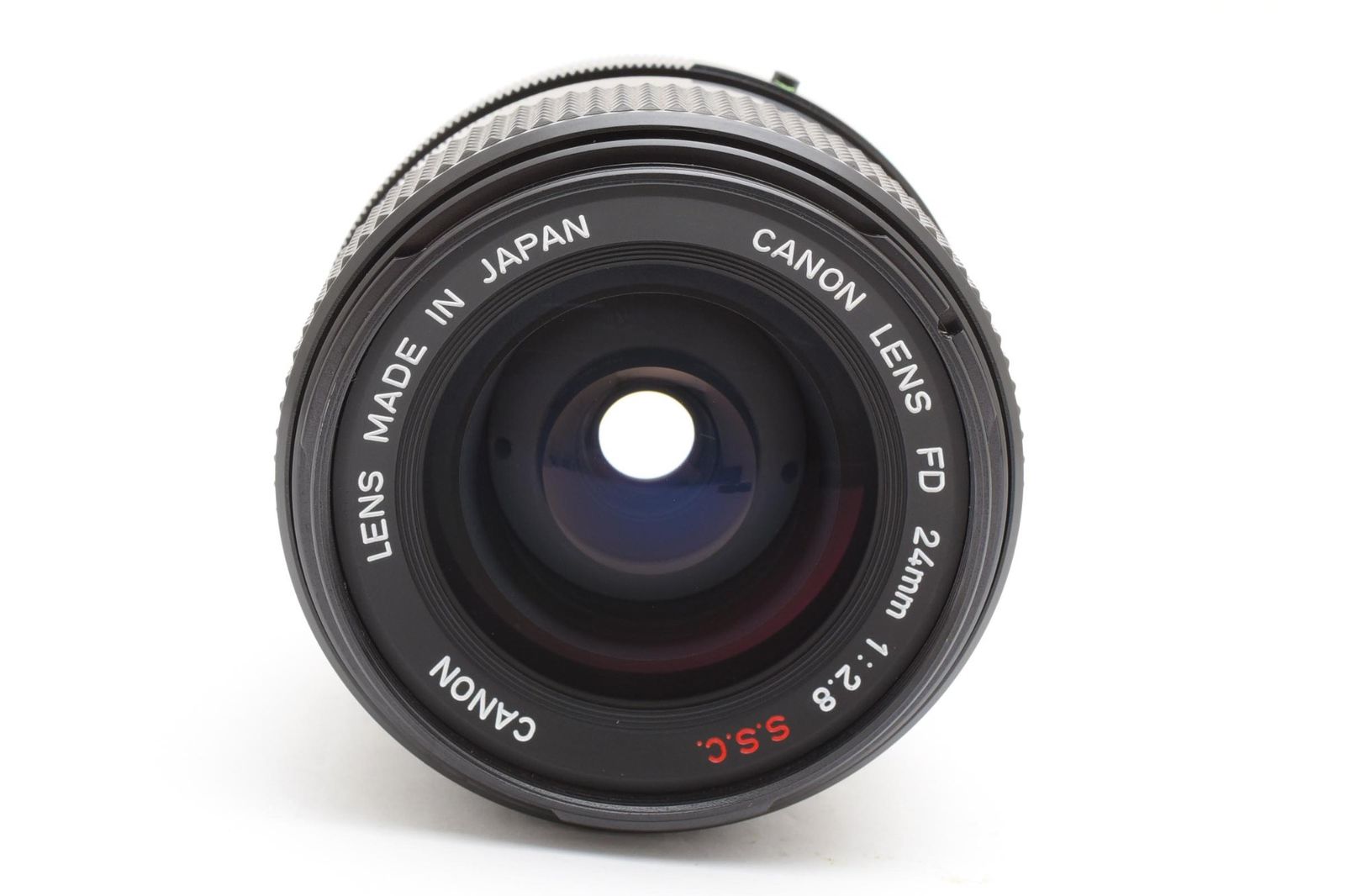 実用光学美品 Canon キャノン FD 24mm 2.8 S.S.C. MFレンズ #4244-10