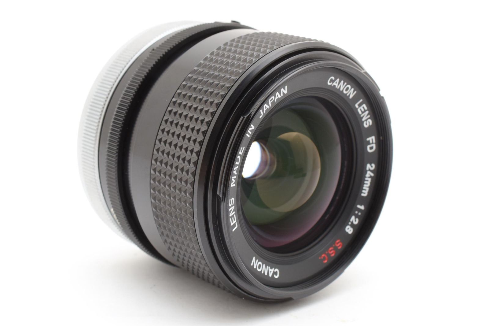 実用光学美品 Canon キャノン FD 24mm 2.8 S.S.C. MFレンズ #4244-10