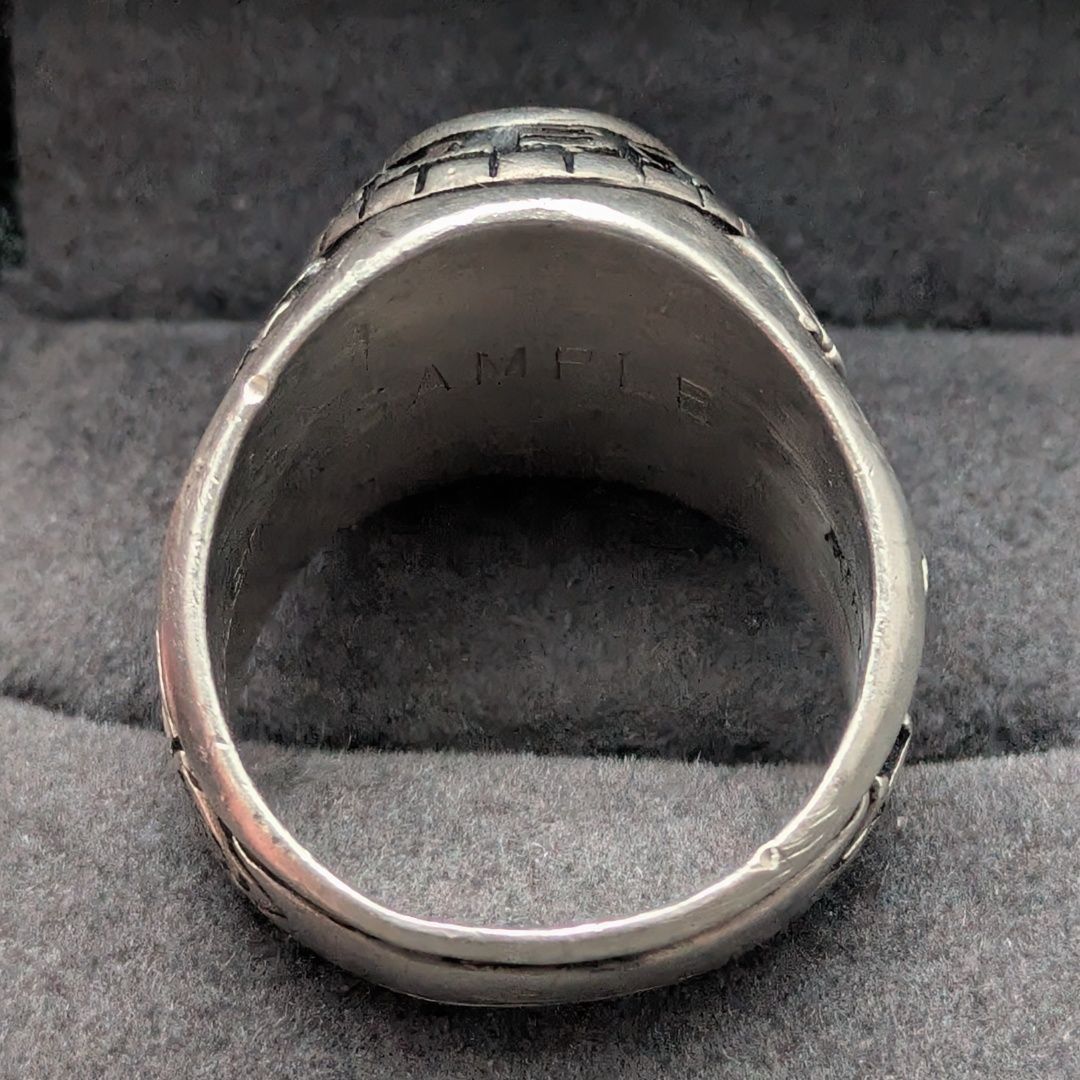 老舗 ArtCarved社 約21号 カレッジリング PSS オーロラストーン 老舗 ArtCarved社 約21号 カレッジリング PSS オーロラストーン