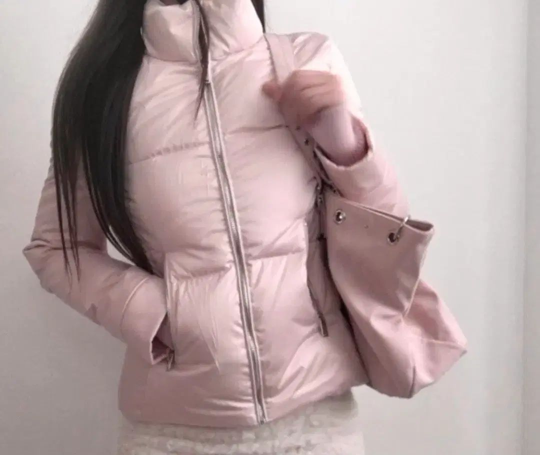 ダウン スリムフィット ピンク ピラティス いちごミルク ダウン エージェント少女 少女