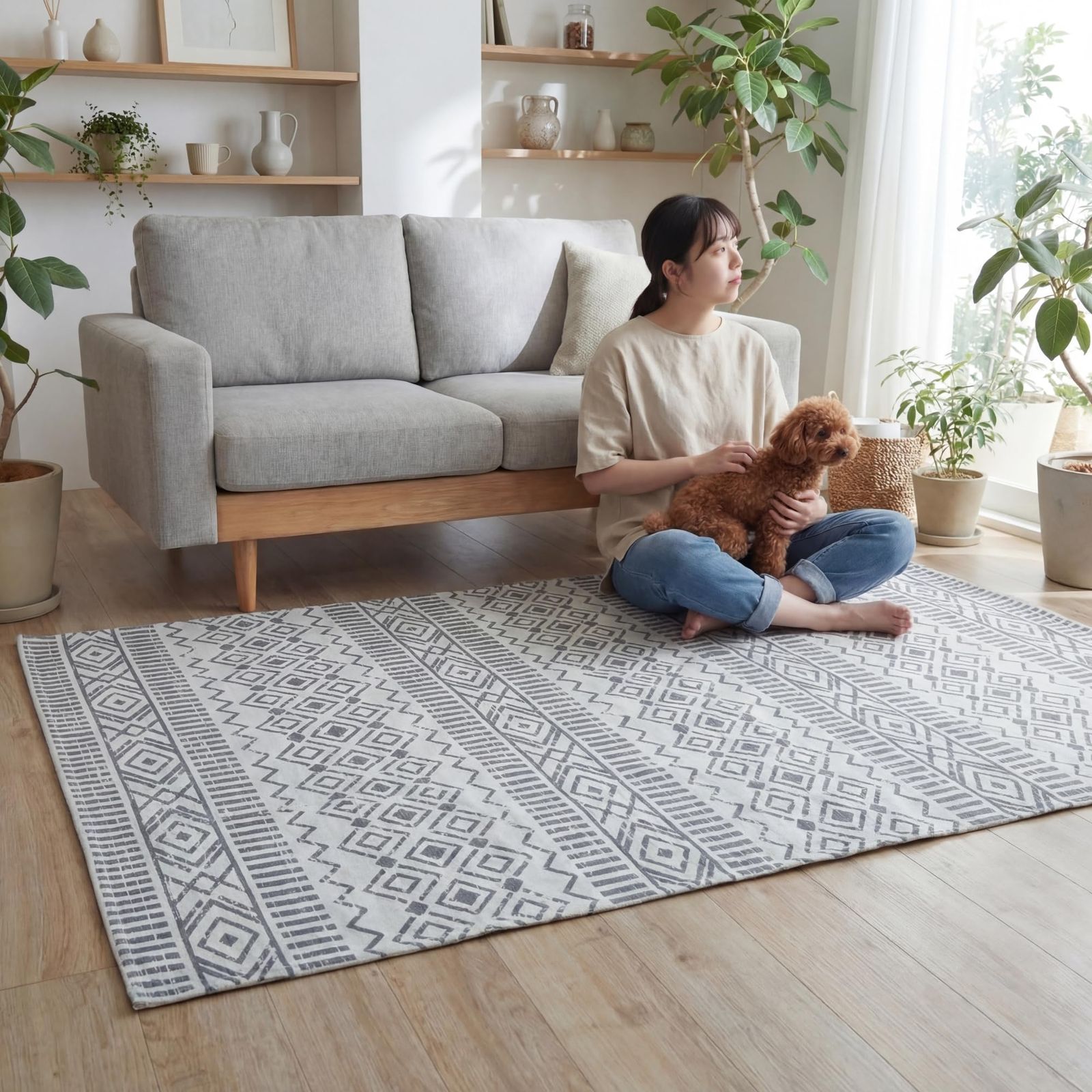 草木染め ペルシャ絨毯 シルク草木染めペルシャ絨毯