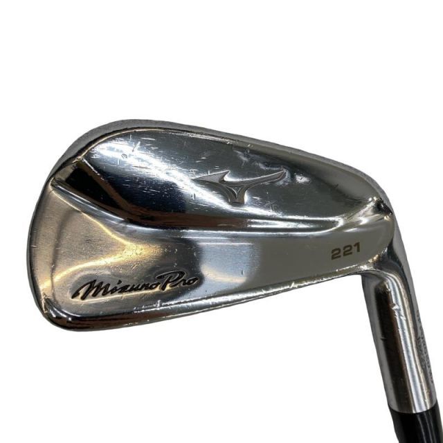 【中古】 ミズノ Mizuno Pro 221 6S アイアンセット IR 純正特注シャフト (フレックスS) メンズ 男性用 右利き 右用 Cランク ゴルフクラブ