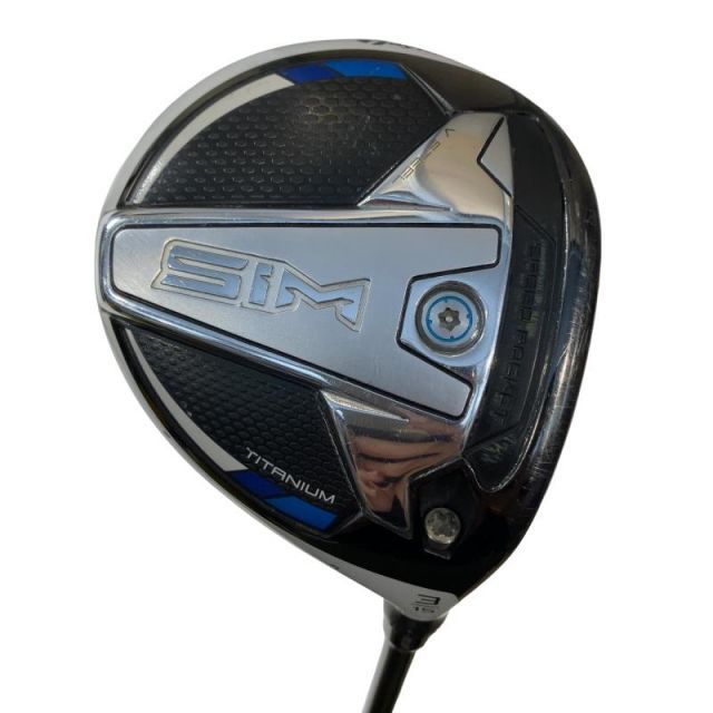 【中古】 テーラーメイド SIM 3W フェアウェイウッド FW リシャフト (フレックスその他) メンズ 男性用 右利き 右用 Cランク ゴルフクラブ