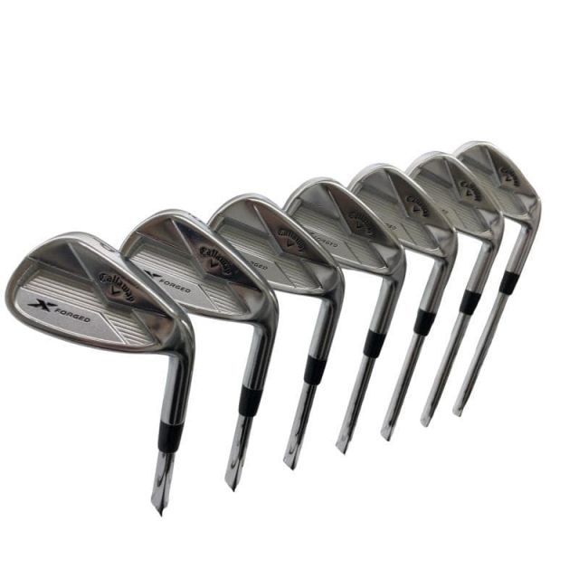 【中古】 キャロウェイ X FORGED(2018) 8S アイアンセット IR NS PRO MODUS3 TOUR120 (フレックスS) メンズ 男性用 右利き 右用 Cランク ゴルフクラブ