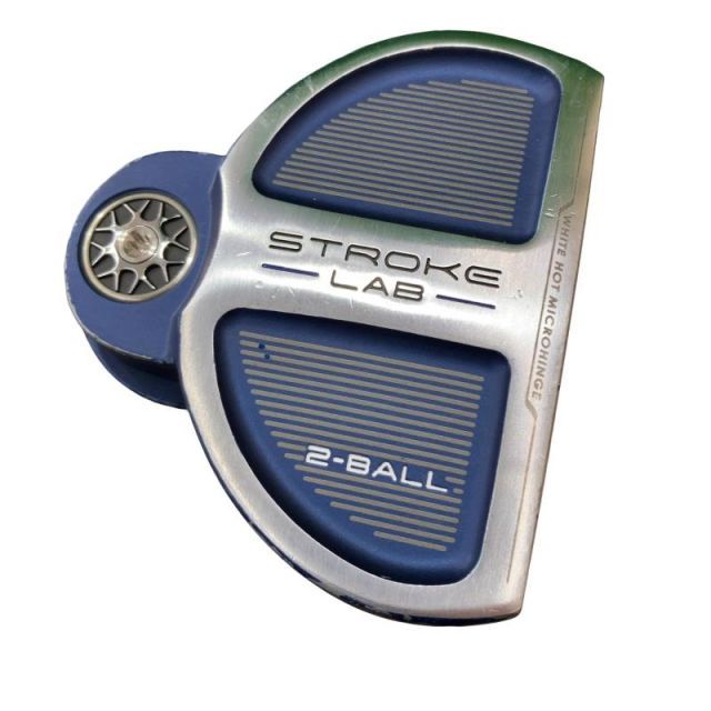 【中古】 オデッセイ STROKE LAB 2-BALL(シルバー/ネイビー) 32インチ レディース パター PT STROKE LAB (フレックスその他) レディース 女性用 右利き 右用 Dランク ゴルフクラブ