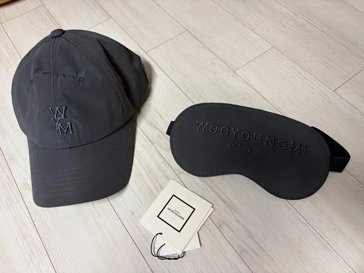 正規品 ウーヨンミ アイパッチ ベースボールキャップ グレー