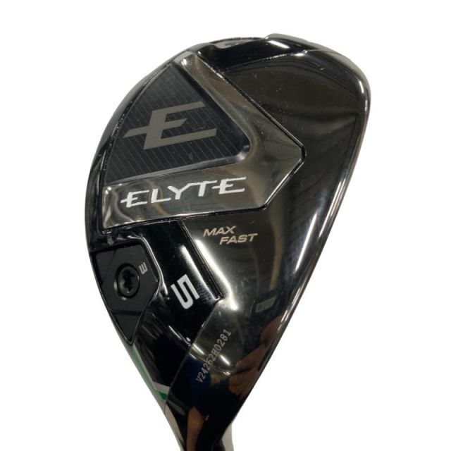 【中古】 キャロウェイ ELYTE MAX FAST U5 ユーティリティ UT LIN-Q GREEN 40 for CW(ELYTE UT) (フレックスS) メンズ 男性用 右利き 右用 Cランク ゴルフクラブ