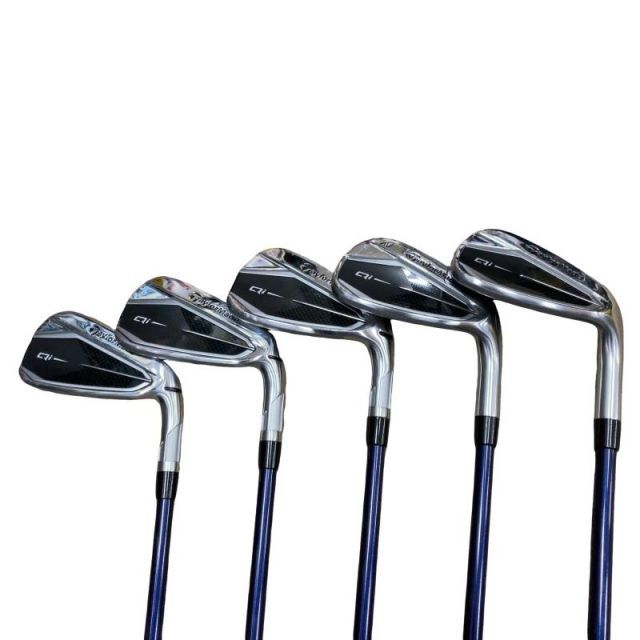 【中古】 テーラーメイド Qi 5S アイアンセット IR Diamana BLUE TM60(Qi IR) (フレックスR) メンズ 男性用 右利き 右用 Cランク ゴルフクラブ