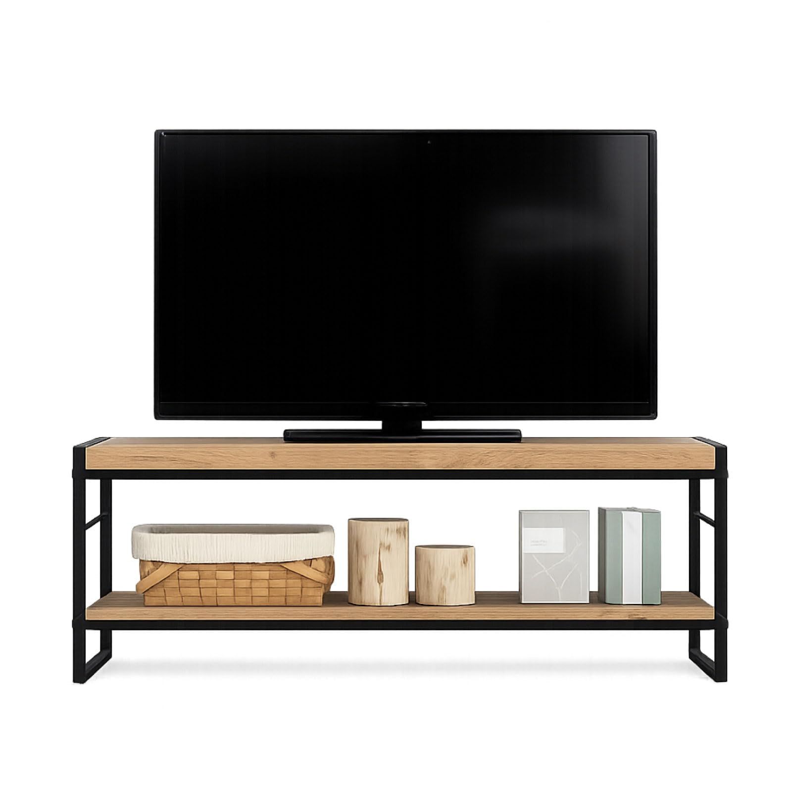 三栄コーポレーション テレビ台 ローボード テレビボード 幅120cm 北欧 ナチュラル 木目調 脚付き おしゃれ TV台 TVボード AVラック リビング収納 オープン収納 コンパクト 32型 40型 50型対応 ワンルームにも置きやすいすっきりデザインｍａ