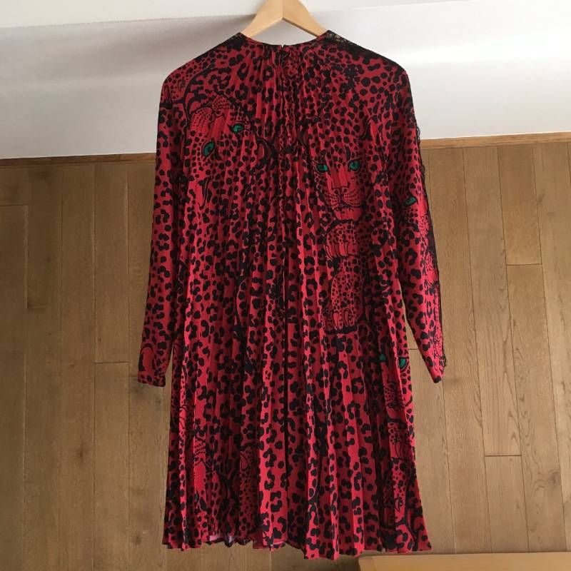 RED VALENTINO　美品　レザーワンピース 極美品 RED VALENTINO レッドヴァレンティノ ミニ ドレス ワンピース40