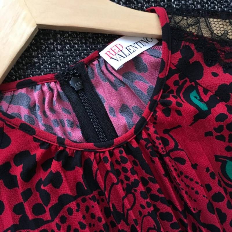 極美品 RED VALENTINO レッドヴァレンティノ ミニ ドレス ワンピース40
