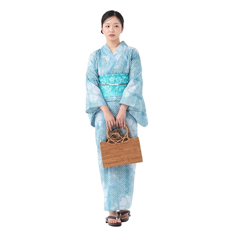 [たゆたふ / TAYU-TAFU] セパレート浴衣 作り帯 2点 セット セパレートタイプ 簡単 着付け 二部式 ゆかた レディース 花火大会 夏祭り M パステル系絞り風椿柄 14,973円