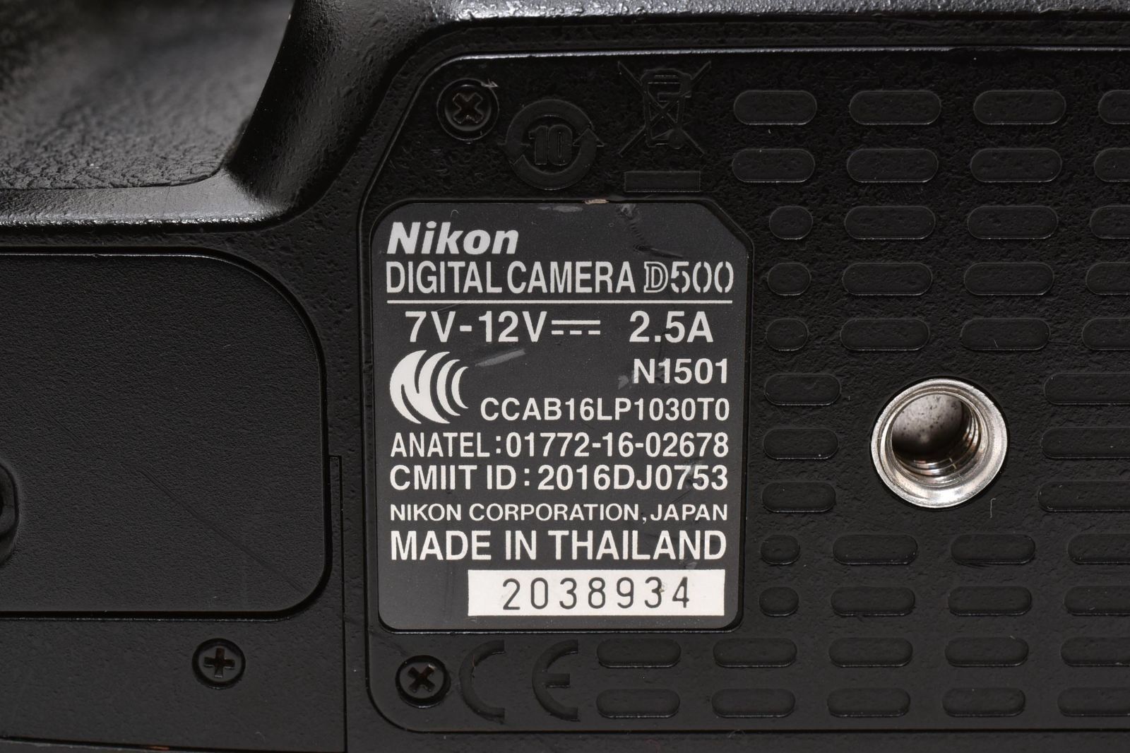 ☆美品☆ 《ショット数 57020回》 ニコン NIKON D500 ボディ 現状品
