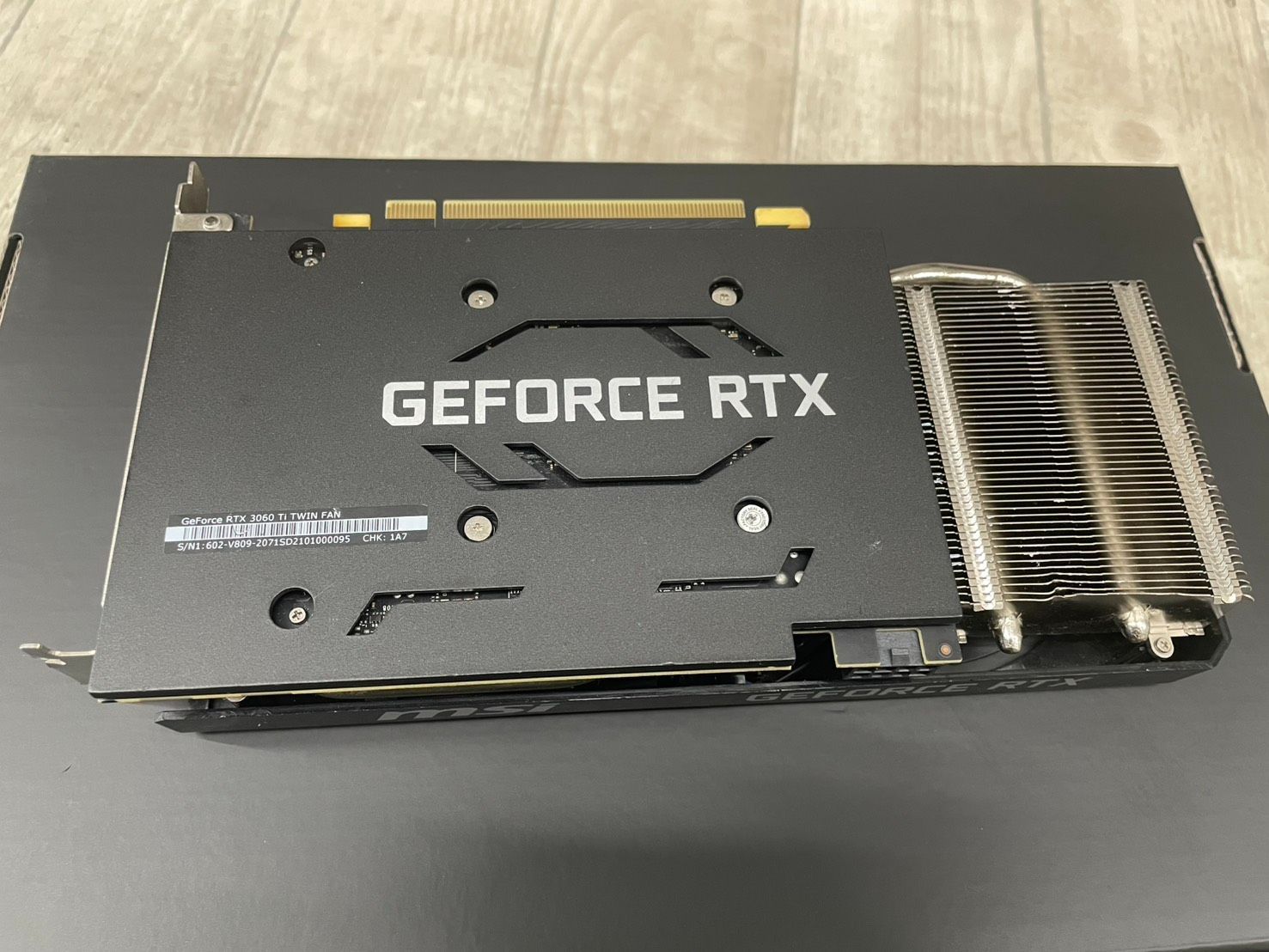 NVIDIA RTX 3060TI TWIN FAN MSI 訳あり- メルカリ
