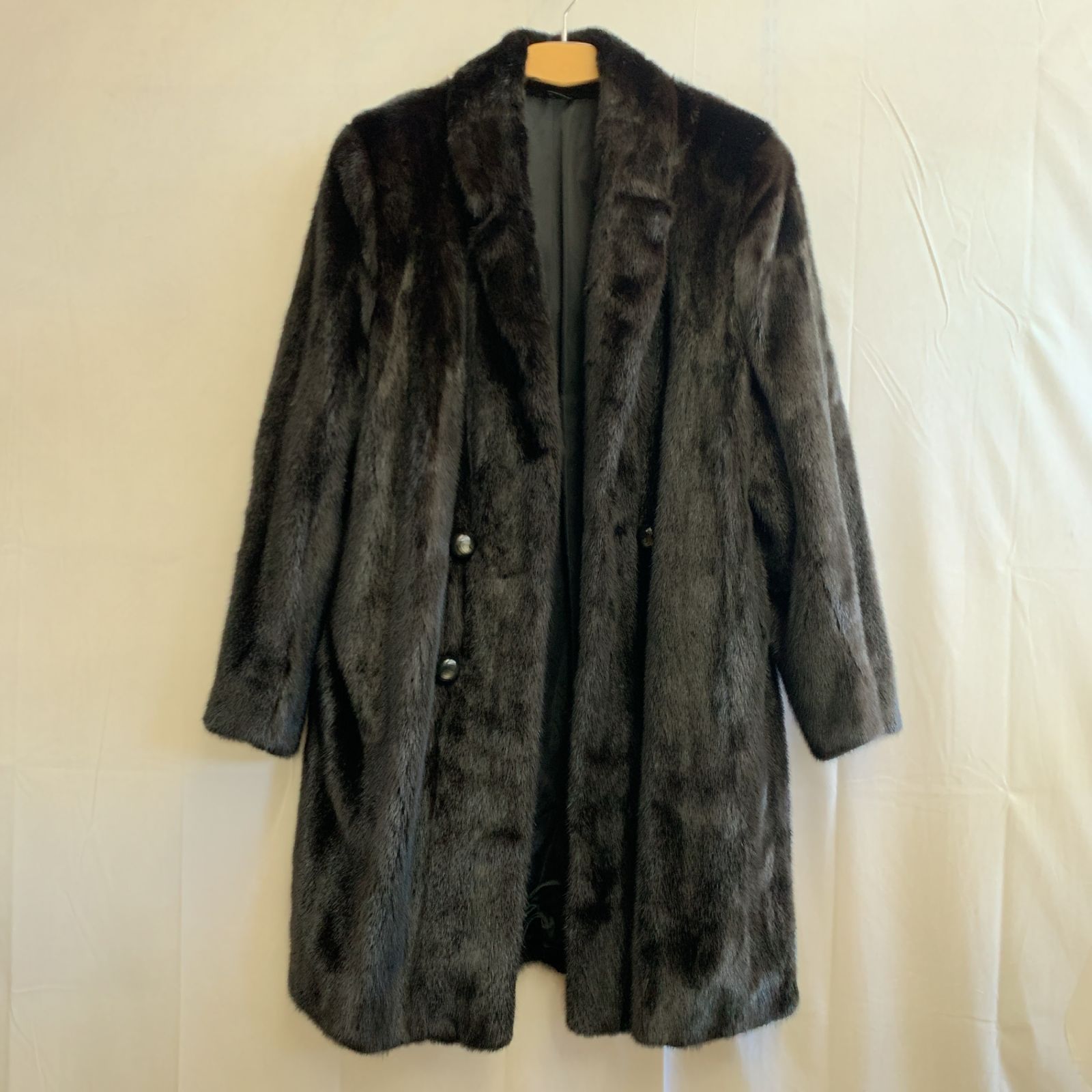 SAGA MINK ROYAL サガミンク 金サガ ファーコート ロング ブラック