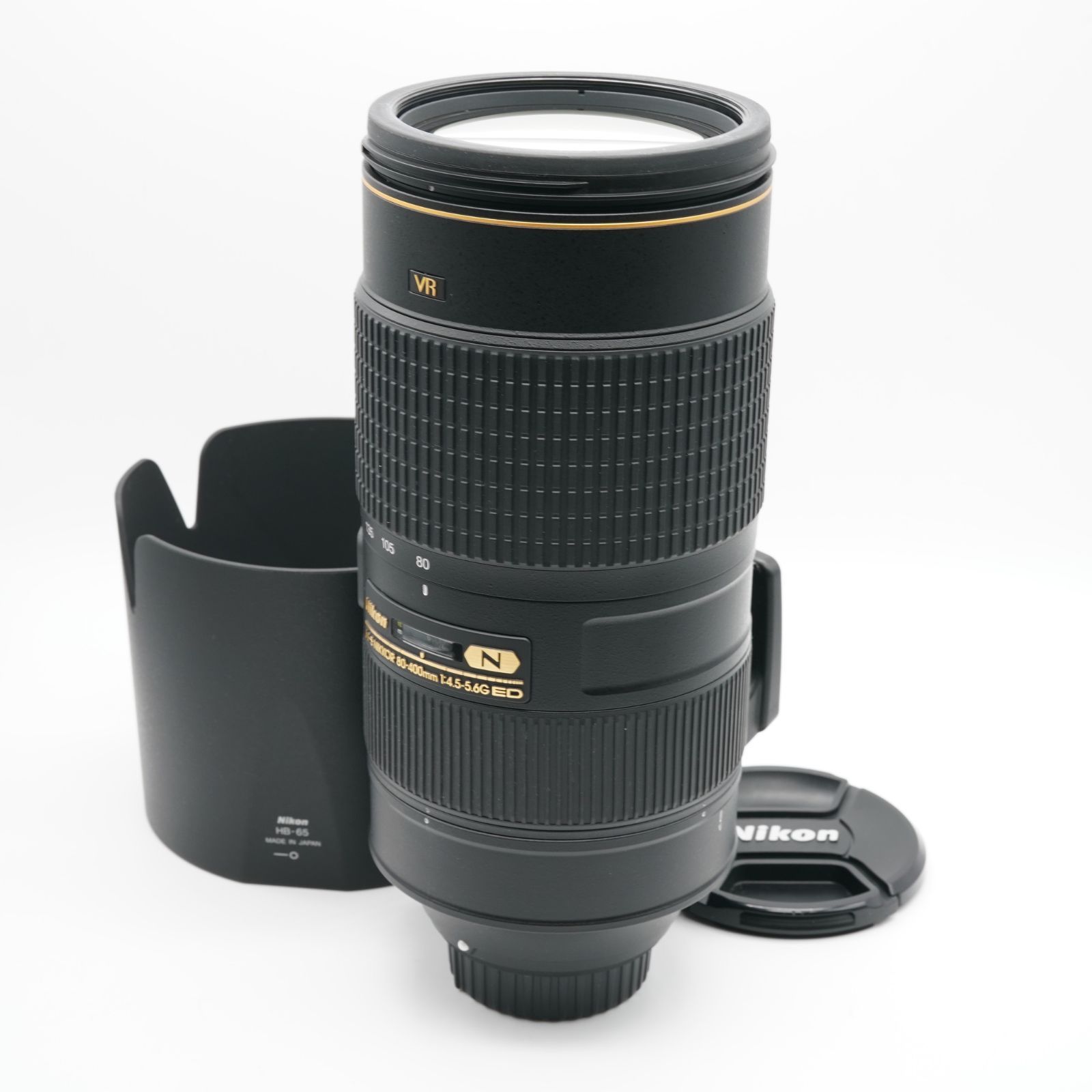 新品級 Nikon ニコン AF-S NIKKOR 80-400mm f/4.5-5.6G ED VR あると嬉しい純正フード付！