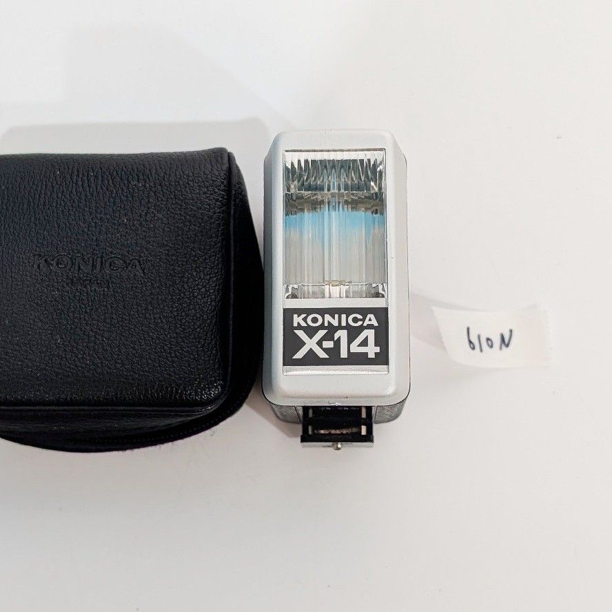 KONICA X-14 전자 플래시 스트로브 케이스 (필름 카메라 액세서리 포함)