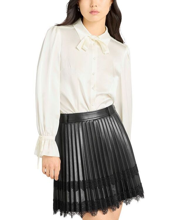サンク セプト レディース トップス シャツ シルク Cinq Sept Troyer Silk Top Ivory アイボリー