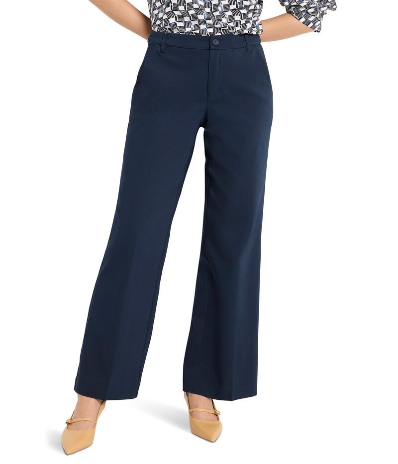 ニックプラスゾーイ レディース ボトムス カジュアルパンツ コットン NICZOE 31 Seasonless Cotton WideLeg Trousers Dark Indigo インディゴ