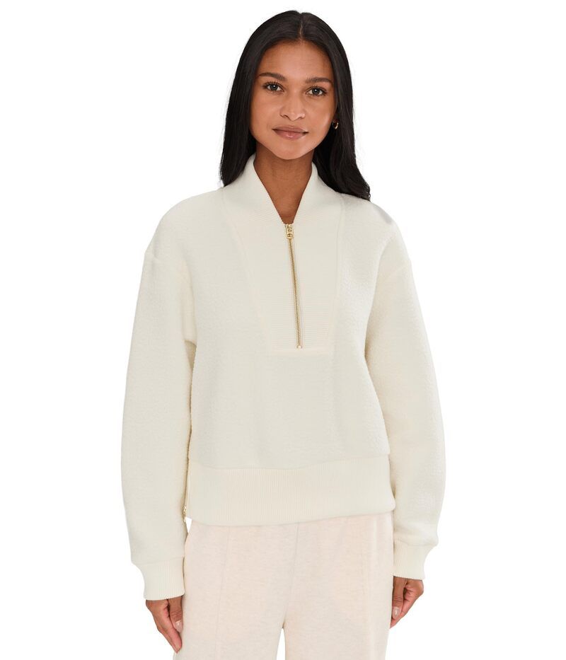 バーレイ レディース アウター パーカー・スウェット ハーフジップ フリース Varley Mumford Half Zip Fleecegret