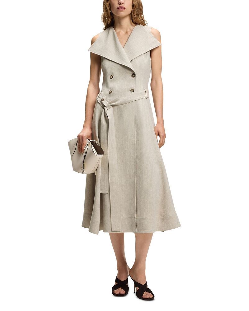 ボス レディース トップス ワンピース BOSS Datrena1 Wrap Dress Exclusive Open Misc