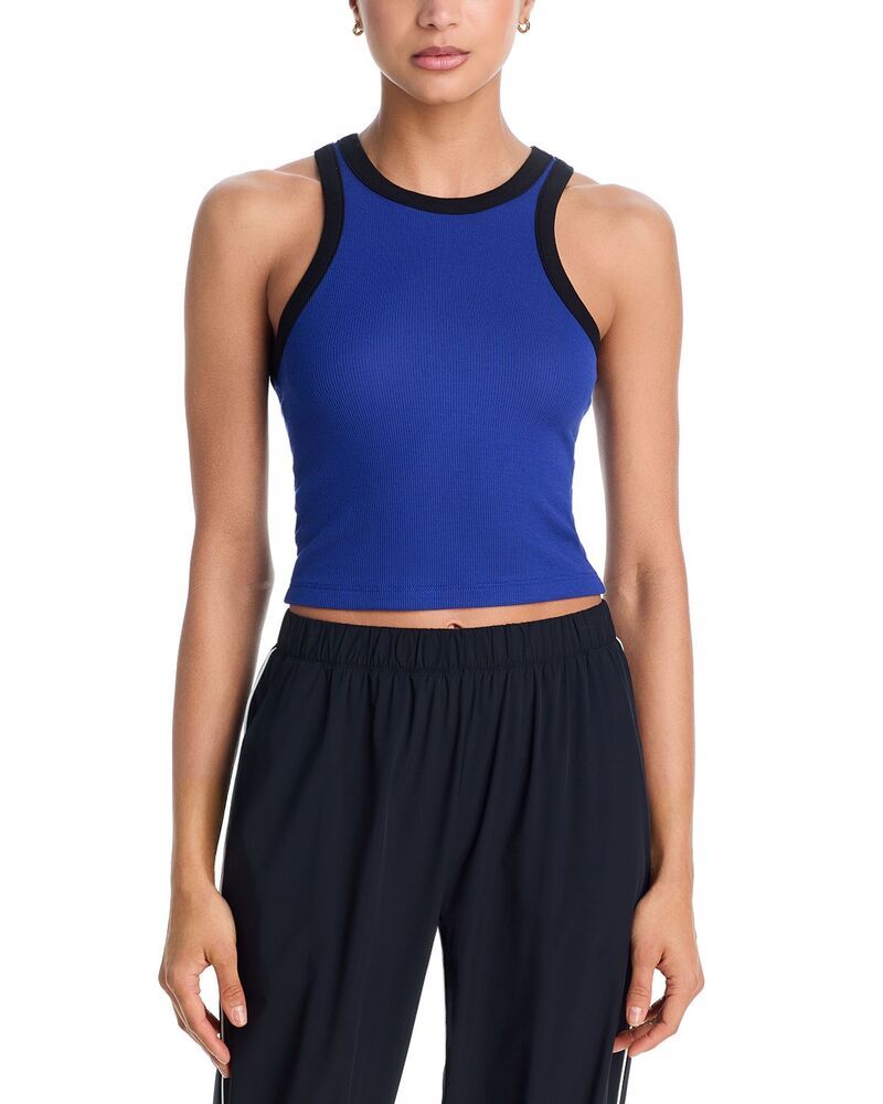 スピリッツフィフティファイブ レディース トップス タンクトップ クロップド Splits59 Kiki Cropped Tank Top Cobaltblack ブラック