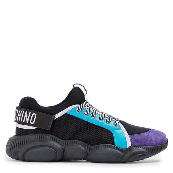 モスキーノ メンズ シューズ スニーカー Moschino Mens LowTop Trainers Black ブラック