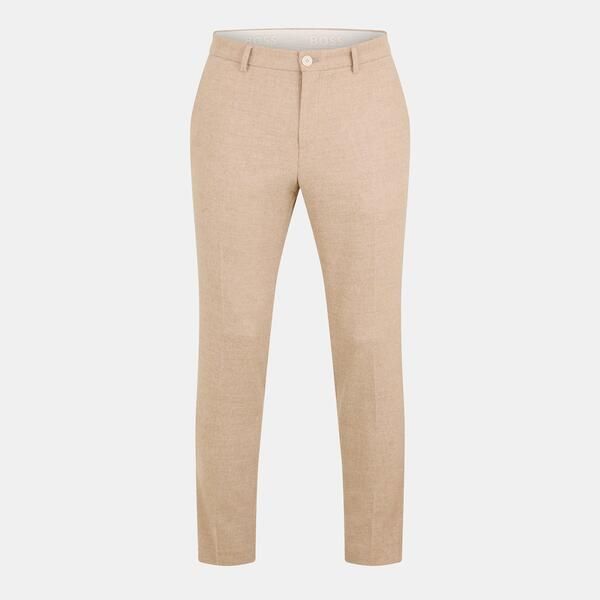ボス メンズ ボトムス カジュアルパンツ ストレート Boss Mens P Geniustraight Leg Trousers White ホワイト