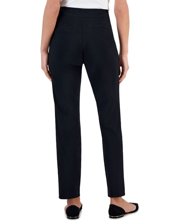 ジェイエムコレクション レディース ボトムス カジュアルパンツ パンツ JM Collection Womens Cambridge Woven PullOn Pants Deep Black ブラッ