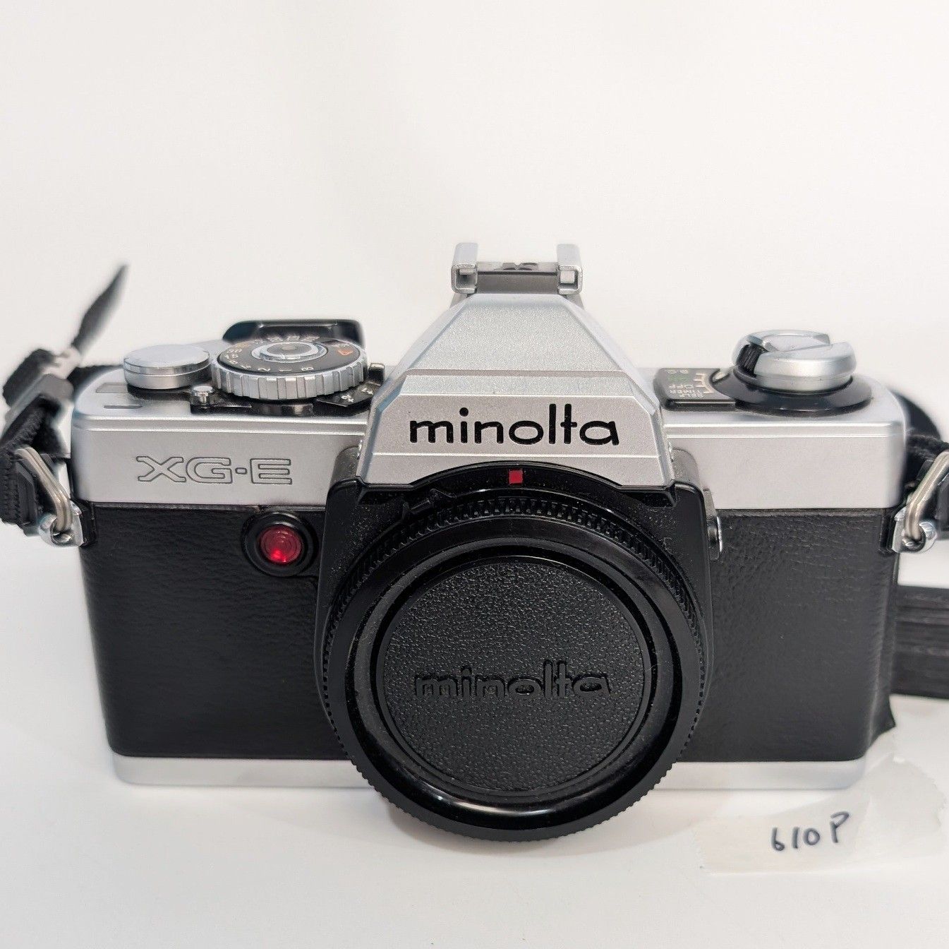 Minolta XG-E フィルム一眼レフカメラ シルバー/ブラック ボディ 動作