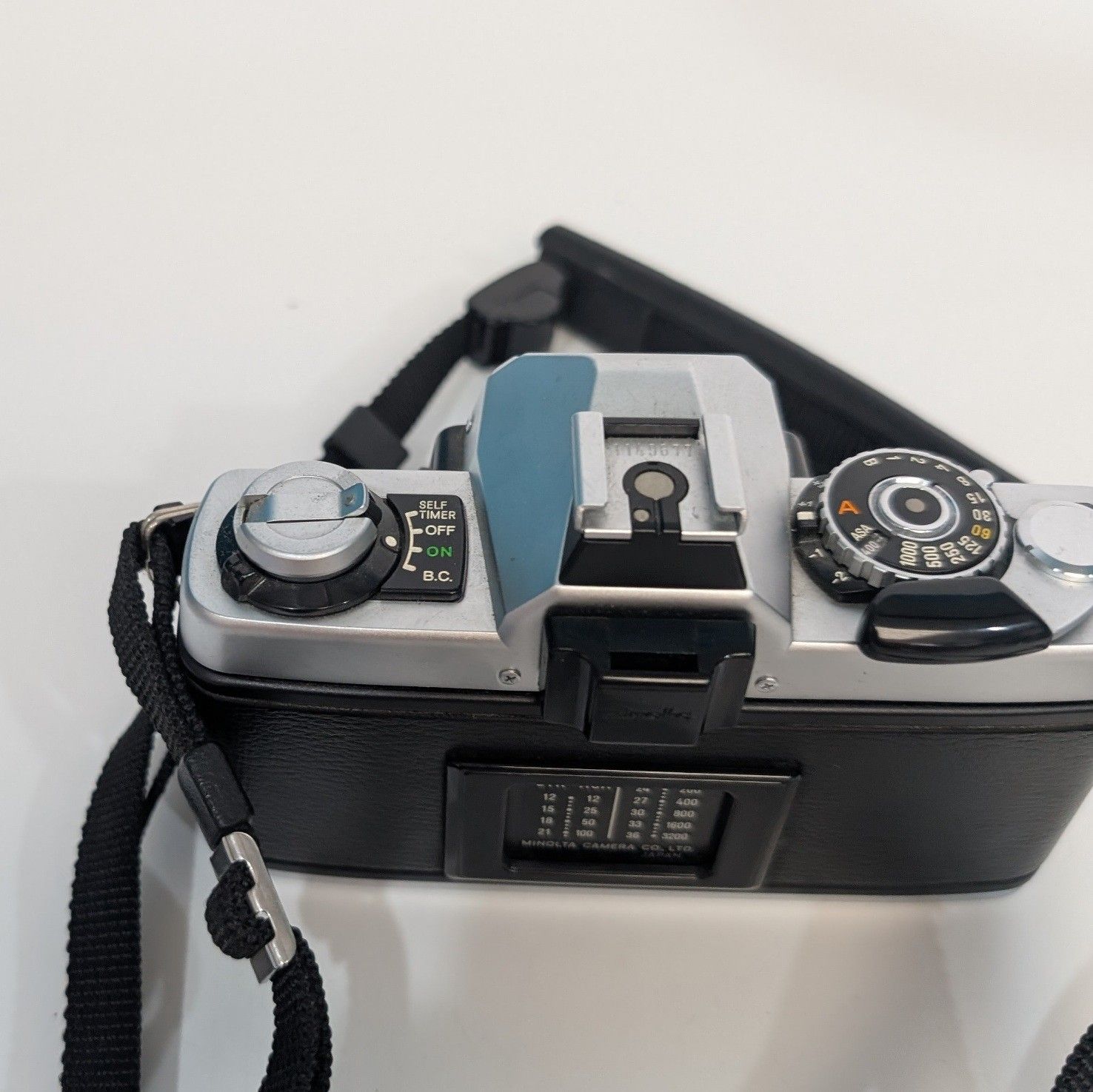 Minolta XG-E フィルム一眼レフカメラ シルバー/ブラック ボディ 動作