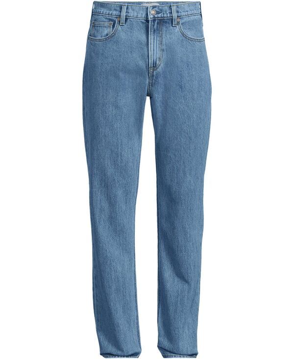 ランズエンド メンズ ボトムス デニムパンツ Lands End Mens Rigid Comfort Waist Classic Fit Jean Medium stonewash