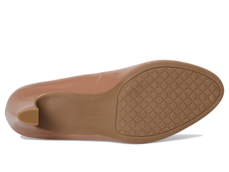 ライフストライド レディース シューズ ヒール プラスサイズ LifeStride ParigiPlus Pump Shoes Desert Nude Pat