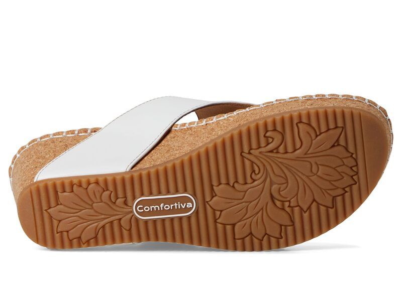 コンフォーティバ レディース シューズ ヒール Comfortiva Edwyn White ホワイト