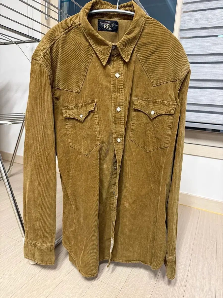 XL RRA ダブルアールエル コーデュロイ ウェスタン シャツ