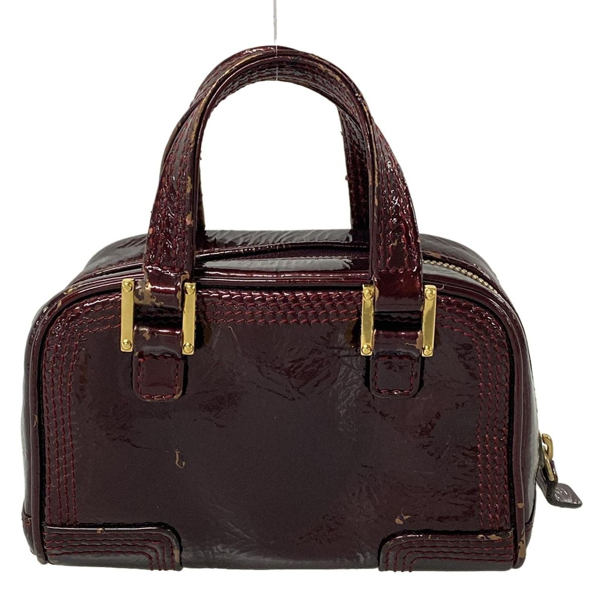 LOEWE(ロエベ) ハンドバッグ マイクロミニアマソナ ボルドー