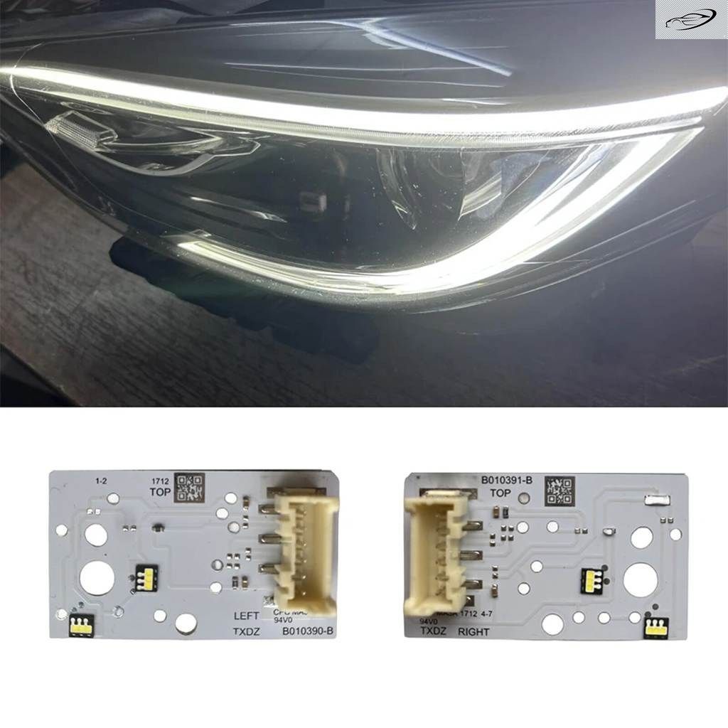 ハロゲン ヘッドライト デイタイム ランニングライト LEDチップ インフィニティ QX30 エンジェルアイズ 2017 2018 2019 B010390-B B010391- 7,755円