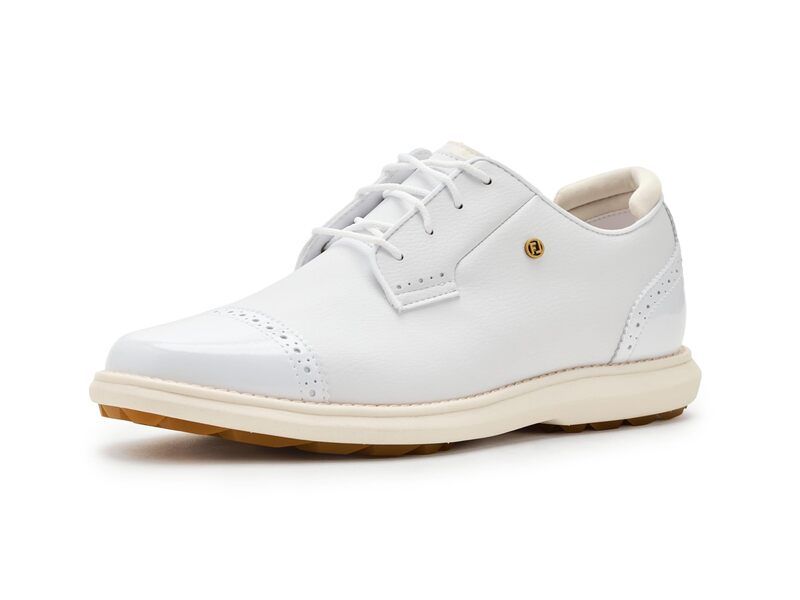 フットジョイ レディース シューズ スニーカー キャップ FootJoy Traditionspikeless Cap Toe Frosty White ホワイト