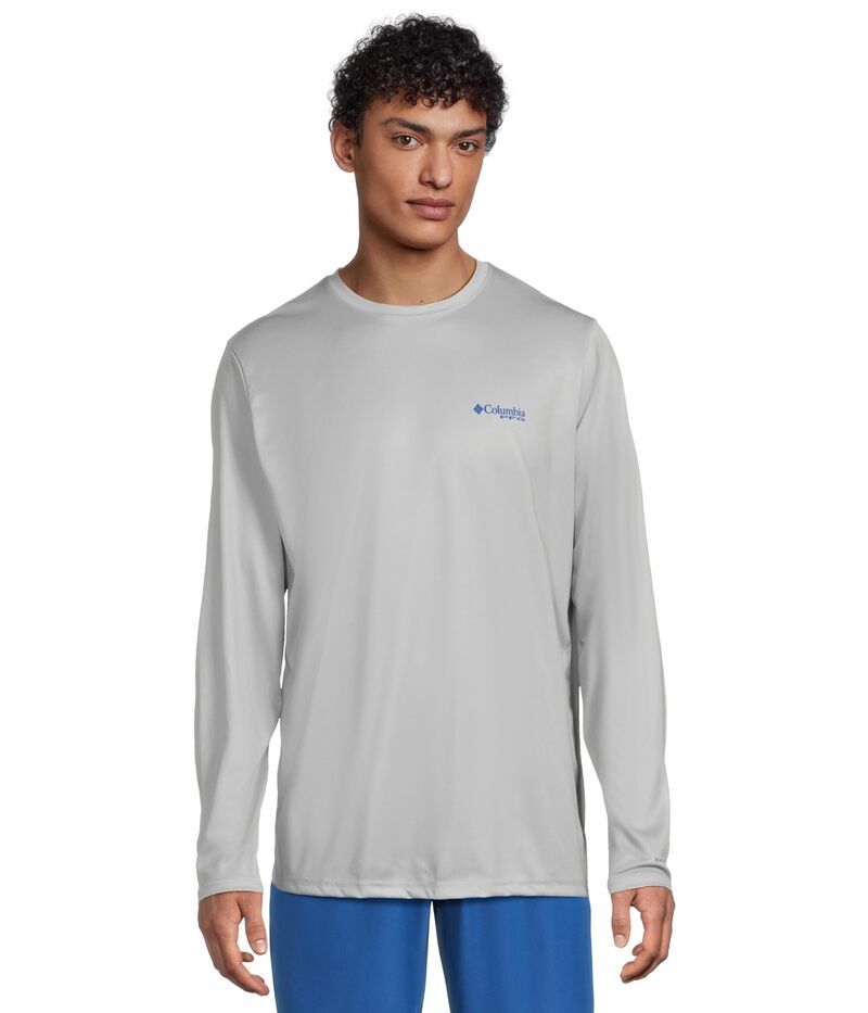 コロンビア メンズ トップス シャツ Columbia Terminal Tackle PFG Fish Long Sleeve Shirt Cool GreyVivid グレー 8,736円