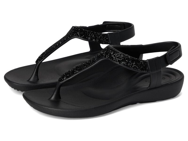 エイトレックス レディース シューズ サンダル Aetrex Skyler Black Embellish ブラック