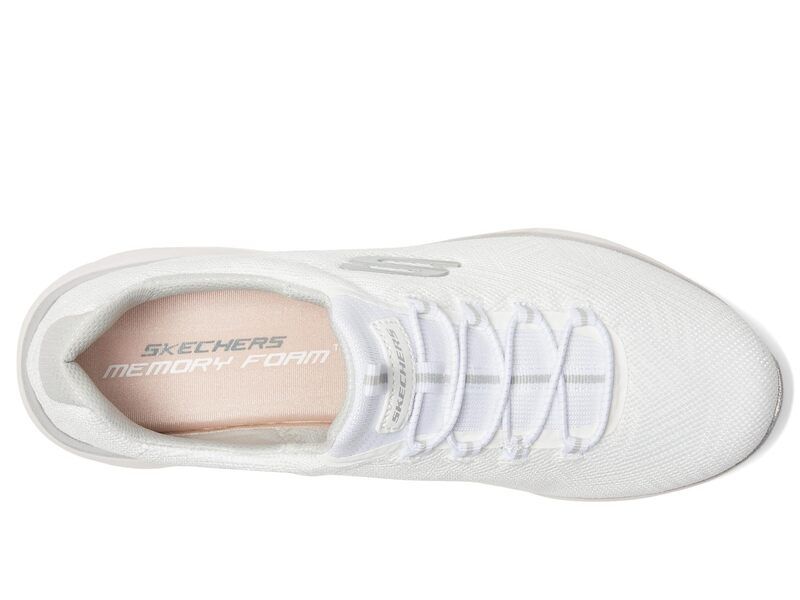 スケッチャーズ レディース シューズ スニーカー SKECHERS Summits Artistry Chic White Silver ホワイト