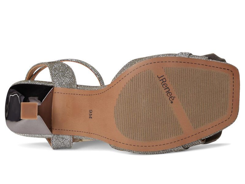 ジェイレニー レディース シューズ ヒール サンダル アンクル J Renee Almitankle Strap Sandals Pewter ピューター｜詳細画像