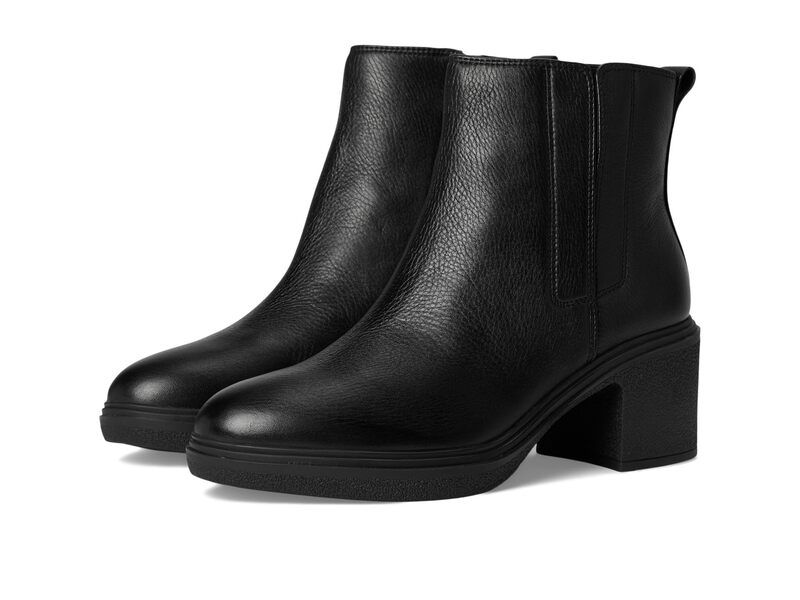 バイオニック レディース シューズ ブーツ・レインブーツ チェルシー VIONIC Savannah Chelsea Short Boots Black Tumbled L ブラック