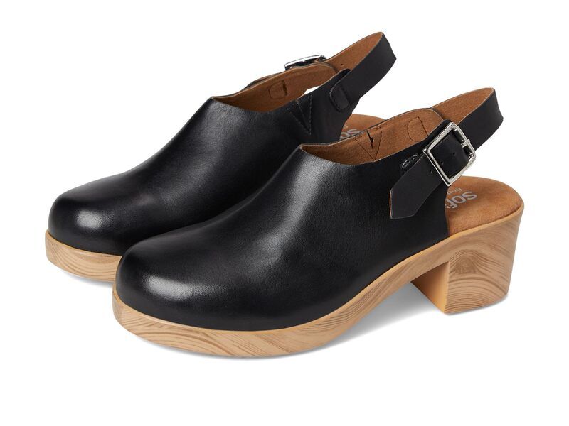 ソフトウォーク レディース シューズ ヒール SoftWalk Fairbanks Black ブラック