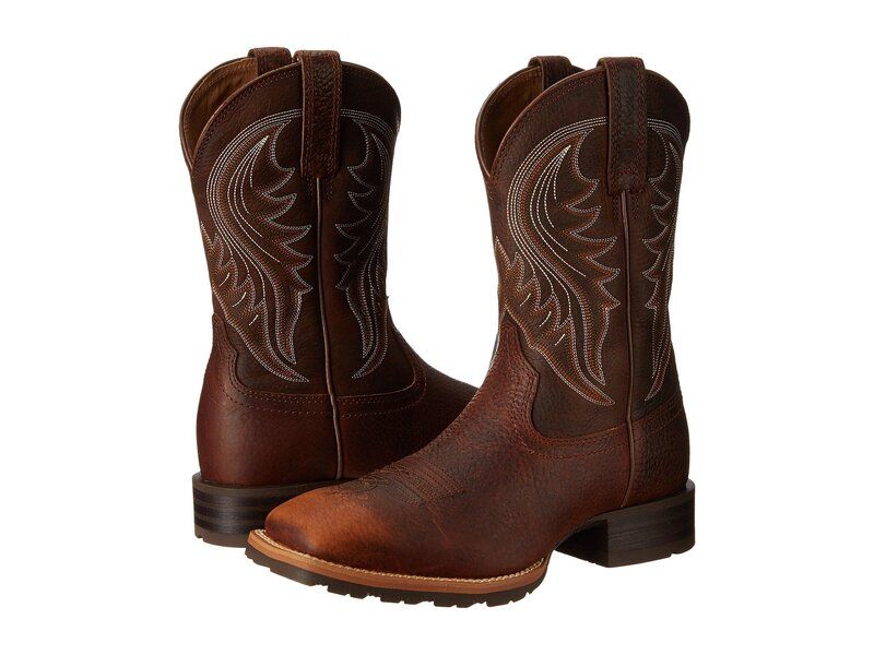アリアト メンズ シューズ ブーツ・レインブーツ Ariat Hybrid Rancher Brown Oiled Row ブラウン