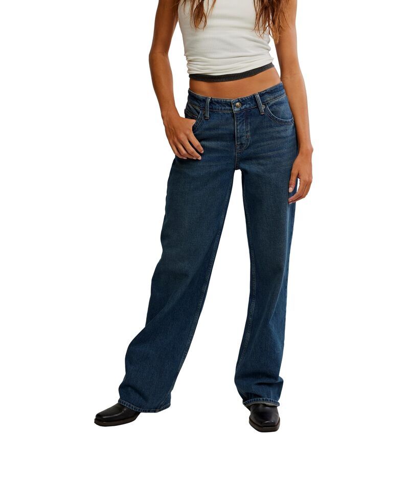 フリーピープル レディース ボトムス デニムパンツ ローライズ Free People Tennessee Low Rise Bf Outlaw